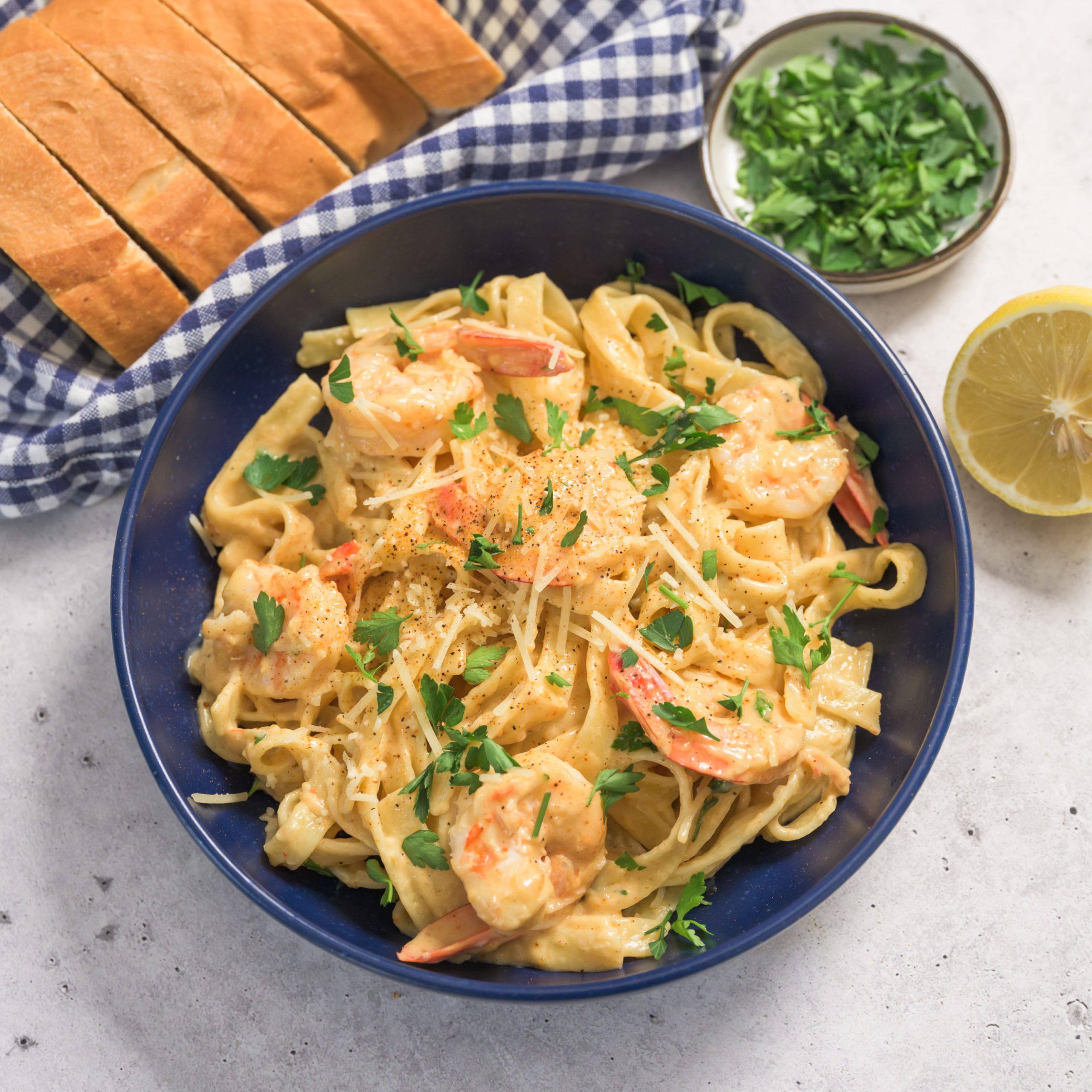 Cajun Shrimp Alfredeaux